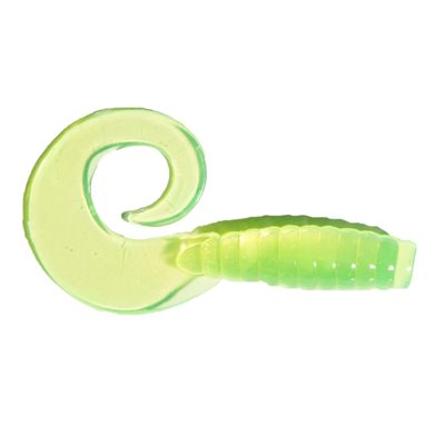 Grubs 3.5 " Chartreuse Fluo