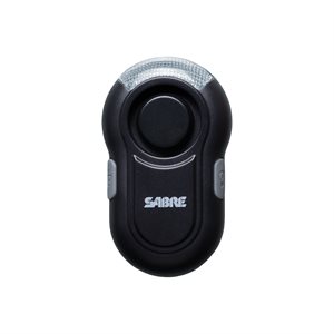 SABRE Personal Alarm with LED Light - Black