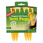 COGHLAN'S 6 ABS Tent Pegs - pkg of 6