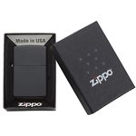 ZIPPO Black Matte - Windproof Ligther - Peggable Blister