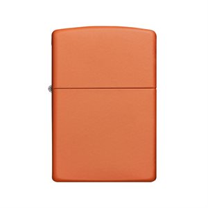 ZIPPO Orange Matte - Windproof Ligther - Peggable Blister