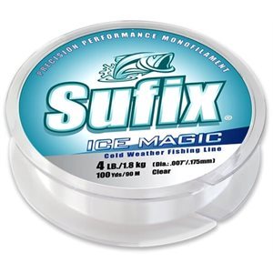 SUFIX Ice Magic Mono 8 lb. Clear 100 Yd