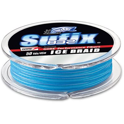 SUFIX 832 Ice Braid 6 lb. Ice Camo 50 Yd