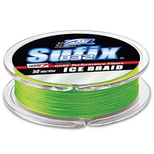 SUFIX 832 Ice Braid 30 lb. Neon Lime 50 Yd