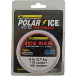 HT Ice Red Fishing Line 4LB Test - 110 Yards Per Spool