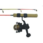 HT 25 Medium Action Neon Ice Extreme Ice Combo, Chartreuse-