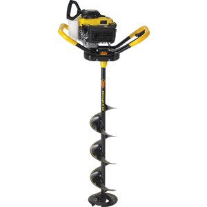 JIFFY 4G Gas Powered 4-Stroke Ice Drill with 6 Stealth S