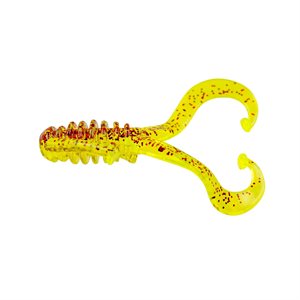 BOBBY GARLAND Pile Diver Chartreuse Red Glitter Size 2-1 / 2'', 