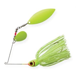 BOOYAH Glow Blade Double Willow Chartreuse Chartreuse Size , 1 / 2 oz