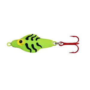 LINDY Rattl'n Flyer Spoon Chartreuse Tiger Size 1'', 1 / 16 oz