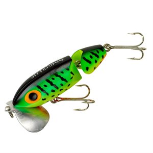 ARBOGAST Jitterbug Jointed Fire Tiger Size 2-1 / 2'', 3 / 8 oz