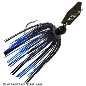 ZMAN Chatterbait Blue / Black / Black Nickel Blade 3 / 8 Oz