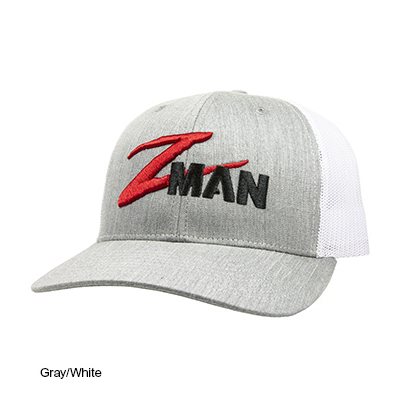 ZMAN Structured Trucker Hatz - Gray / White