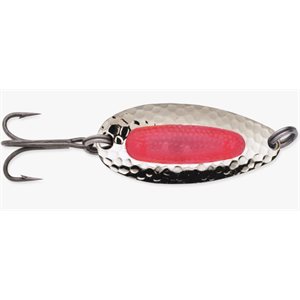 BLUE FOX Pixee Spn. 1 / 2 Nickle Plated Fluo. Red Insert