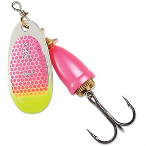 BLUE FOX Classic Vibrax 02 3 / 16 Pink Scale / Chartreuse Tip