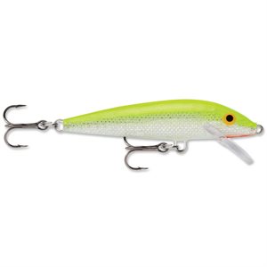 RAPALA Original Floating 09 Silver Fluorescent Chartreuse
