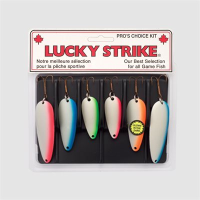LUCKY STRIKE Glow Devil Bait Kit 6 Pack