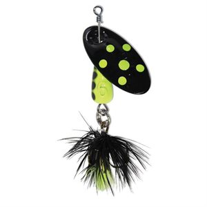 PMSpotted Fly Series, Treble-Black / Fluorescent Yellow 1 / 16o
