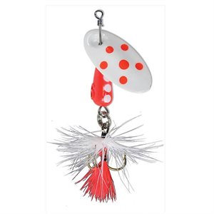 PM Spotted Fly Series #2 Tremble White / Fluo Red 1 / 16Oz