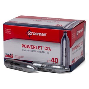 CROSMAN Powerlet 12g CO2 Cartridges 40 count