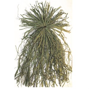 BEAVERTAIL Ghillie Grass Green (All natural raffia grass bun