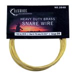 BACKWOODS Snare Wire,Brass,Hvy 20g