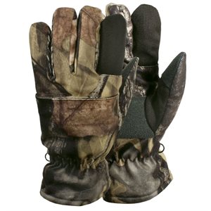 BACKWOODS Camo Finger Gloves - L