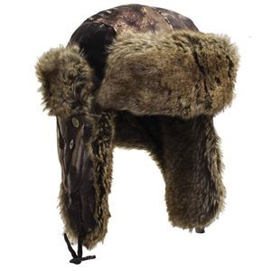 BACKWOODS P.Camo Fur Cap, One Size