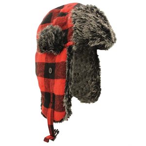 BACKWOODS Lumberjack Fur Cap, One Size