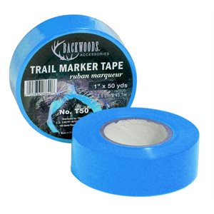 BACKWOODS Trail Mk Tape,50yd,Blue